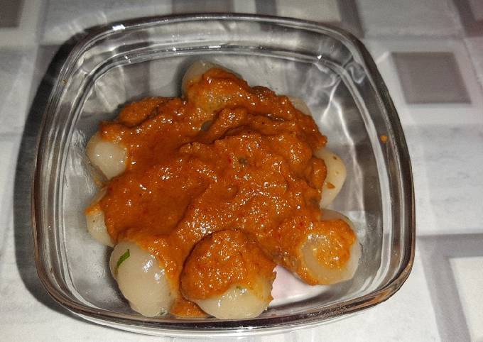 Resep: 19. Cilok Bumbu Kacang Irit Untuk Jualan