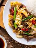Szechuáni pirított marhahús – káposztával