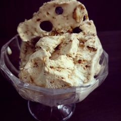 Coffee chocochips walnuts ice cream A picture of Coffee chocochips walnuts ice cream.