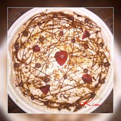 A picture of Layered Ice cream Cake #sahdessert.