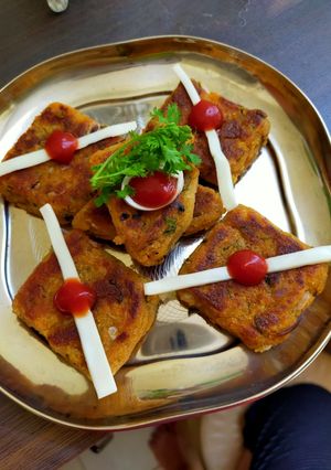 A picture of Cheese tikka bites.