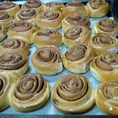 A picture of Cinnamon rolls.