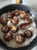 #576 Chestnuts Roasted on Salt in a Skillet 🌰🧂🌰