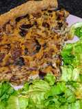 Tarte shiitakes/oignons - IG bas (vegan)