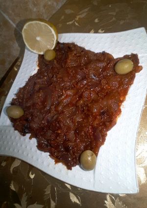 صورة لوصفة شكشوكة البصل