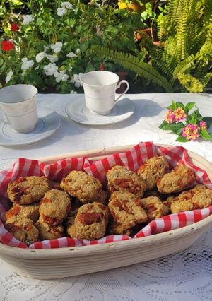 Una foto de Bizcochitos de roquefort y tomates secos