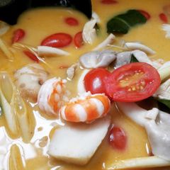 Thai Tom Yum Goong Soup 冬陰功湯 A picture of Thai Tom Yum Goong Soup 冬陰功湯.