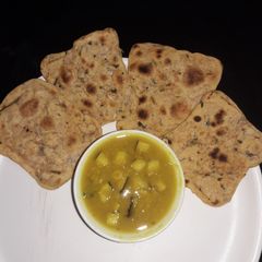 A picture of Jackfruit flour paratha.