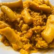 Arroz con potón y gambas!
