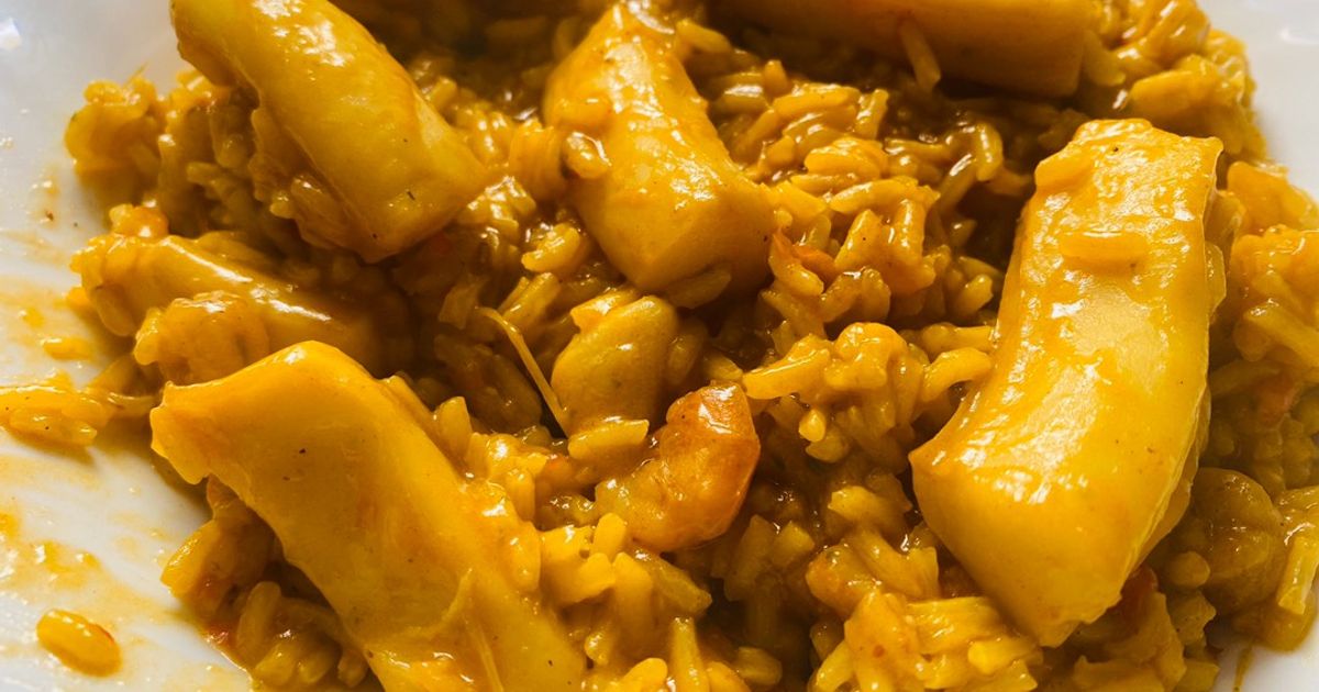 Arroz con potón y gambas!-image