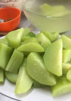 Hình của món Susu luộc.