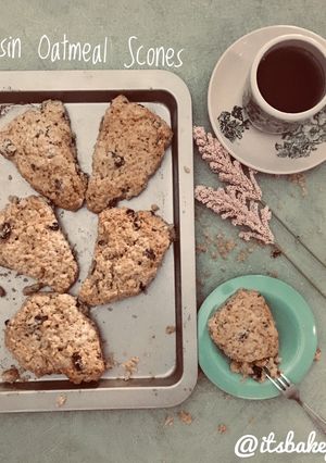 Foto resep Raisin Oatmeal Scones ala Starbuck