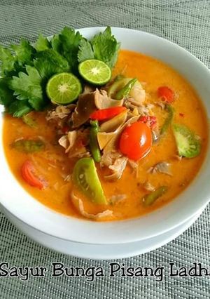 Foto resep Sayur santan bunga pisang