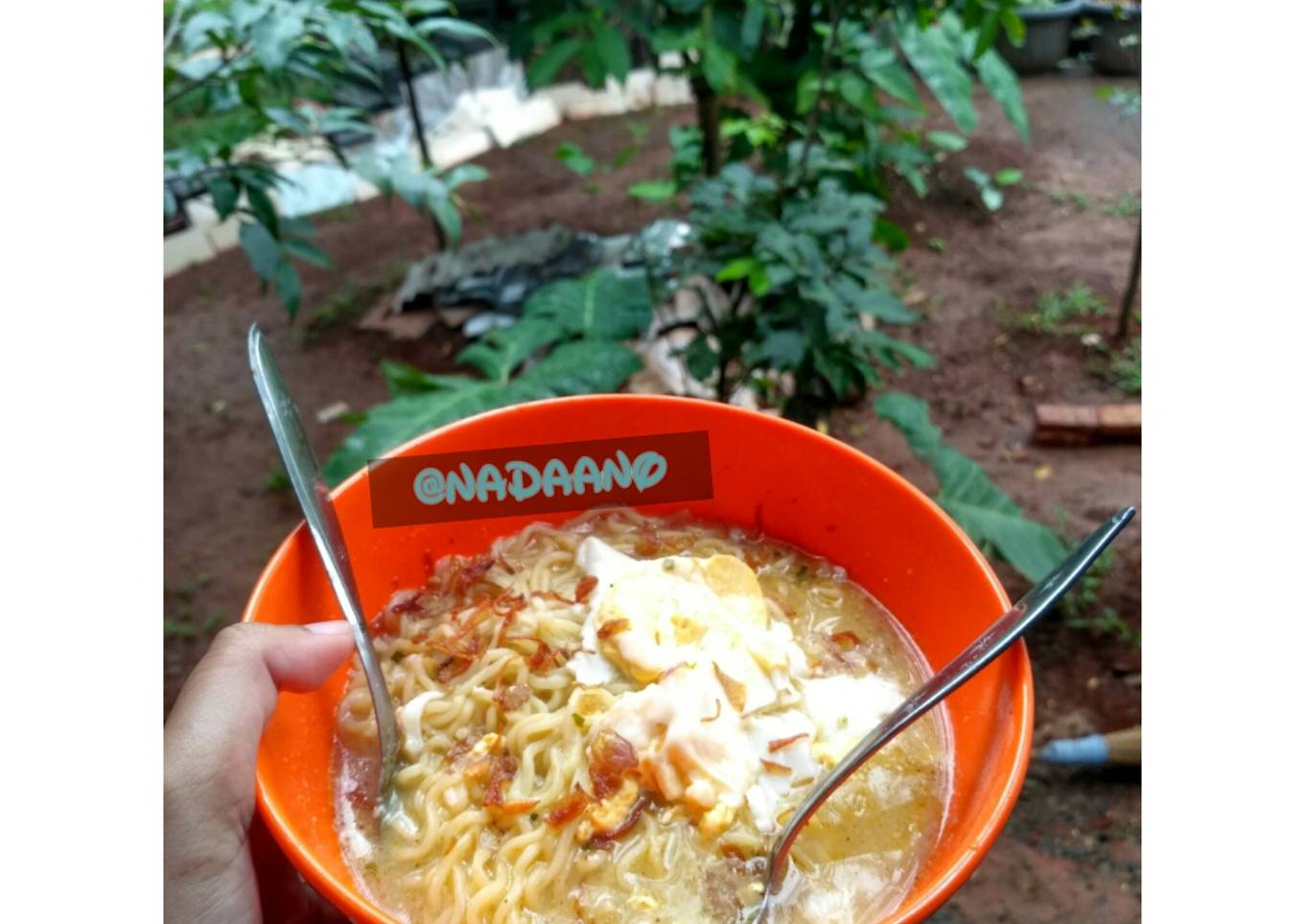 Mie kuah kaldu ayam