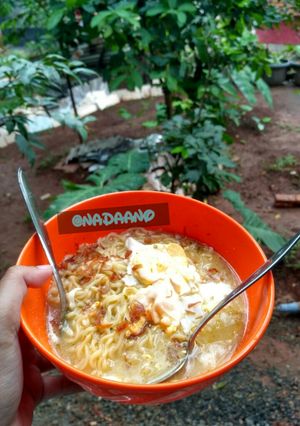 Foto resep Mie kuah kaldu ayam