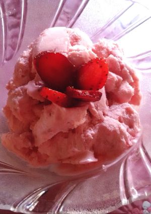Foto resep Ice Cream Strawberry Super Creamy
