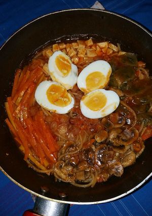 Foto resep Ramyeon Tteokbokki And Noodle SIMPLE