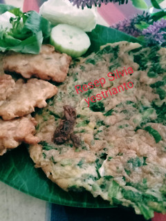 Foto resep Telur dadar kangkung kentang tepung kentaki