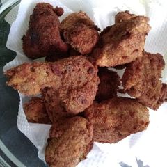 A picture of Maryland chicken#valentines recipe.