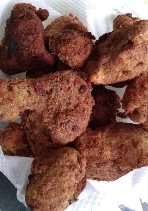 A picture of Maryland chicken#valentines recipe.