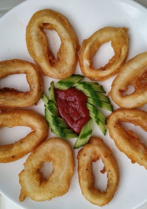 Hình của món Mực chiên giòn.