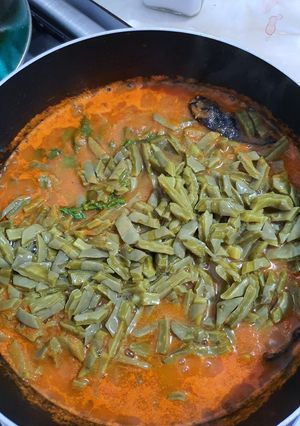 Una foto de Sopa de nopal