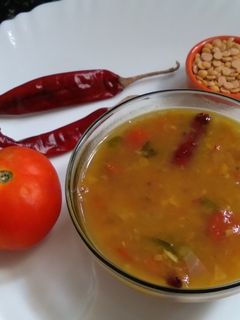 நெல்லூர் பப்பு டொமேடோ (Nellore pappu tomato recipe in tamil) செய்முறை முக்கிய புகைப்படம்