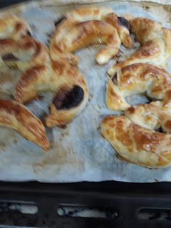 Una foto de Croisants rellenos nocilla