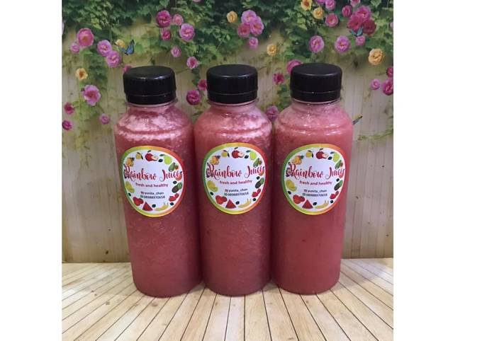 Resep Diet Juice Red Cherry Guava Apple Watermelon Pear Anti Gagal