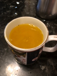 A picture of Power turmeric drink.