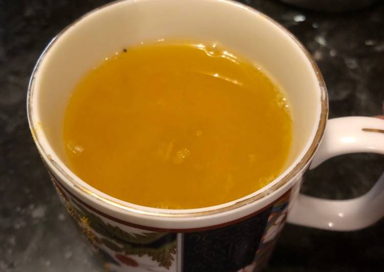 Steps to Prepare Homemade Power turmeric drink