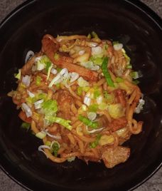 mì udon xào