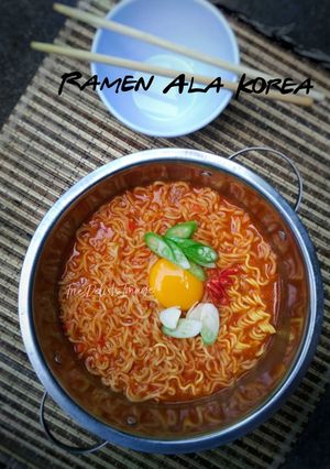 Foto resep Ramen Ala Korea (Homemade)