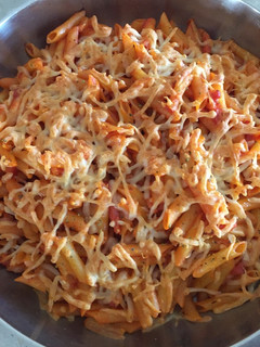 Una foto de Macarrones gratinados con bacon