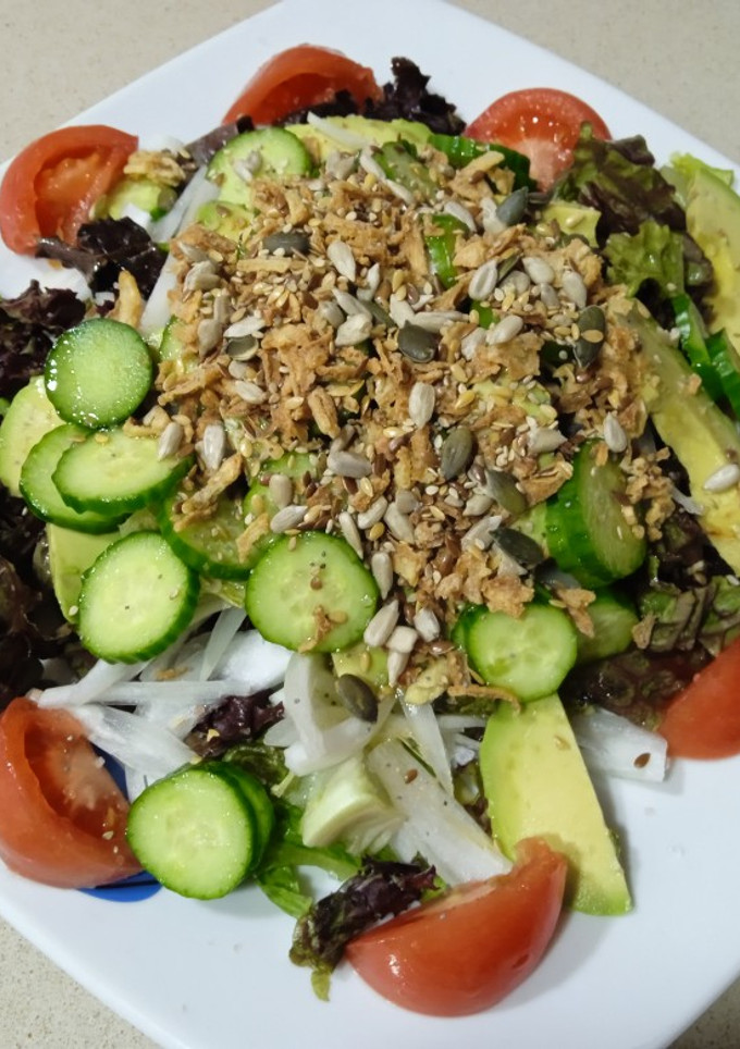 Una foto de Ensalada crunchy