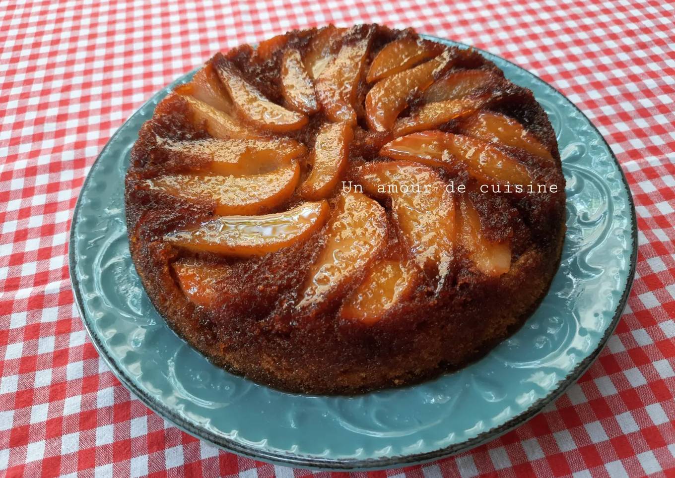 Gâteau renversé aux poires 🍐