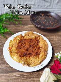 Foto resep Telur Dadar Tahu Abon
