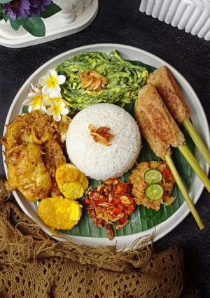 Foto resep Nasi Campur Bali