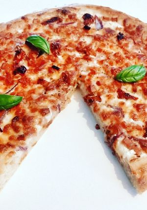 Une photo de Pizza vegetarienne