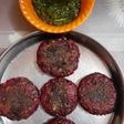 Beet Banana Tikki
