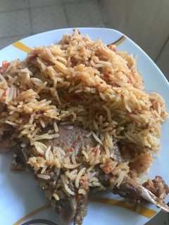 A picture of Jollof Rice.