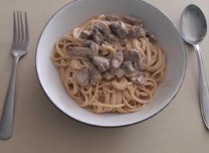 Una foto de Spaghetti a la Fileto