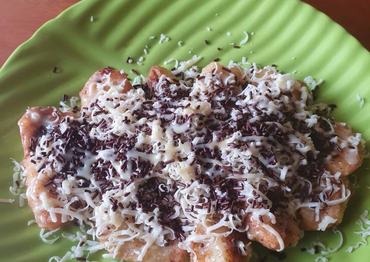 Pisang Goreng Keju Cokelat