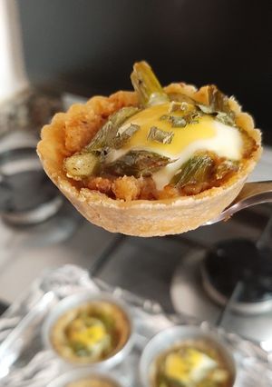 Foto de Cestinhos de Farinheira e Espargos