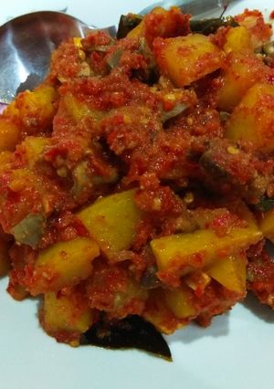 Foto resep Sambal goreng kentang hati