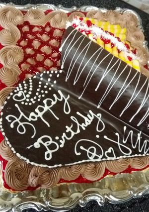 صورة لوصفة احلى كيكة عيد ميلادي