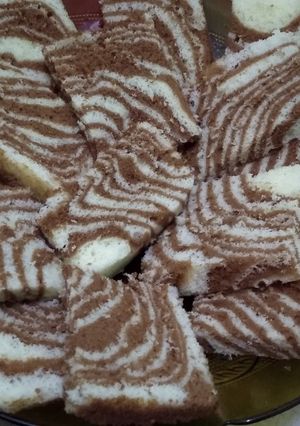 Foto resep Bolu macan putih telur