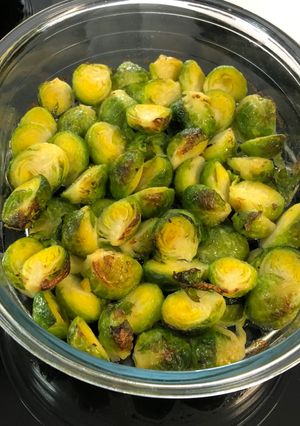 Une photo de Chou de Bruxelles gratiné au four