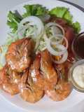 สลัดกุ้งย่าง