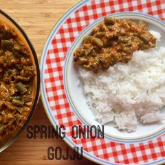 A picture of Spring Onion Curry.